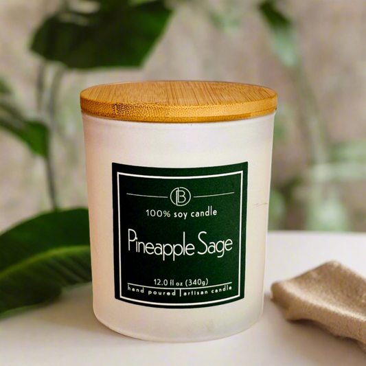 Pineapple Sage Hand Poured Soy Candle