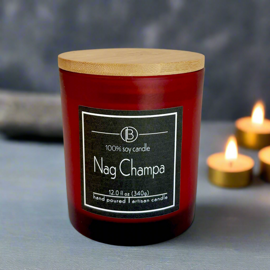 Nag Champa Hand Poured Soy Candle